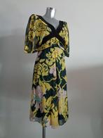 Diane von Furstenberg chiffon zijde jurk met onderjurk US10, Maat 38/40 (M), Overige kleuren, Verzenden, Zo goed als nieuw
