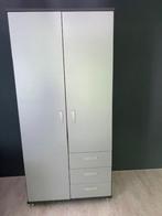 Kledingkast, hang, leg en laden, antraciet metallic, Ophalen, Kunststof, 200 cm of meer, 50 tot 100 cm