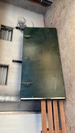 Deur stal, Ophalen, Hout, Buitendeur, 200 tot 215 cm