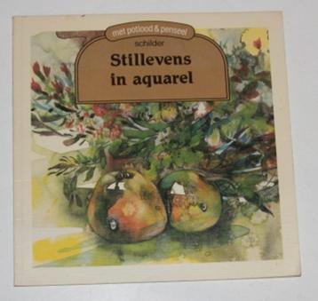  	 Schilder stillevens in aquarel 131185 beschikbaar voor biedingen