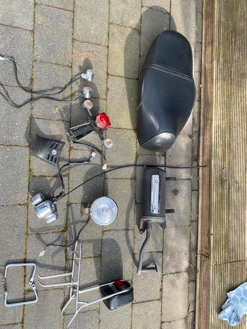 Diverse holleeder scooter onderdelen, Fietsen en Brommers, Brommeronderdelen | Scooters, Zo goed als nieuw, Overige merken, Uitlaat