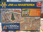 Jan van haasteren 2 x 1000 st. Black friday en kerst koopjes, Ophalen of Verzenden, 500 t/m 1500 stukjes, Zo goed als nieuw