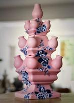 Tulpenvazen van Heinen Delfts Blauw nu ook in roze., Huis en Inrichting, Woonaccessoires | Vazen, Blauw, Aardewerk of Porselein