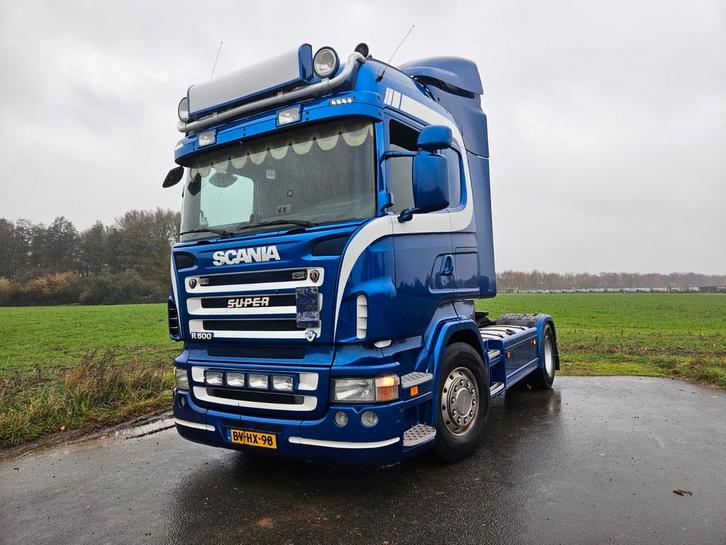 2009 R500 V8 Handgeschakeld. Pto hydrauliek/apk 07 2026, Auto's, Vrachtwagens, Bedrijf, Scania, Diesel, Euro 5, Handgeschakeld
