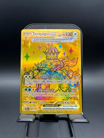 Terapagos ex 180/131 SAR - Shiny Gold Holo - Zeldzaam beschikbaar voor biedingen
