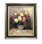 schilderij - Pierre Lafitte (Th. Jansen) - 'Bloemstilleven', Antiek en Kunst, Kunst | Schilderijen | Klassiek, Ophalen