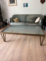 Glazen salontafel, Ophalen, Gebruikt, Minder dan 50 cm, Rechthoekig
