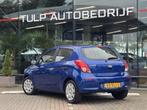Hyundai i20 1.2i First Edition 5drs bj 2012 Airco 1e eigenaa, Euro 5, Gebruikt, 4 cilinders, Blauw