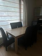 Keukentafel/stoelen, Huis en Inrichting, Ophalen, Gebruikt, Rechthoekig, 50 tot 100 cm