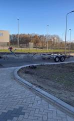 Boot trailer 3500 kilo freewheel, Gebruikt, 6 tot 9 meter, Overige typen, 3000 kg of meer