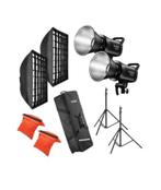 Set met Godox SL60IID LED videolamp Pro, Ophalen, Zo goed als nieuw