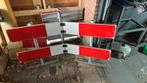 Flexhek verkeers hek inklapbaar 3x, Ophalen, Zo goed als nieuw, Aluminium