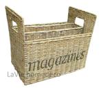 Grote lectuurmand Magazines 3 vaks, Ophalen of Verzenden, Nieuw, Rechthoekig, Riet