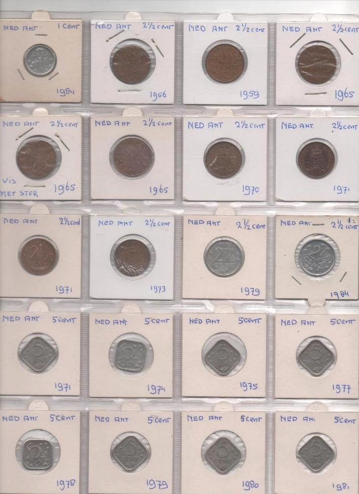 Meerdere overzeese munten, Postzegels en Munten, Munten | Nederland, Losse munt, Koningin Beatrix, Ophalen of Verzenden