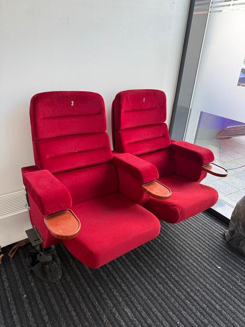 Bioscoopstoelen, Huis en Inrichting, Fauteuils, Gebruikt, Ophalen