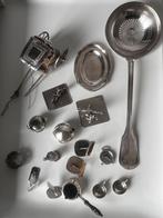 Lot divers miniatuur en antiek zilver, Ophalen of Verzenden, Zilver