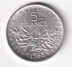 Frankrijk 5 Franc 1963 Zeer Fraai, Postzegels en Munten, Munten | Europa | Niet-Euromunten, Verzenden, Frankrijk, Losse munt, Zilver