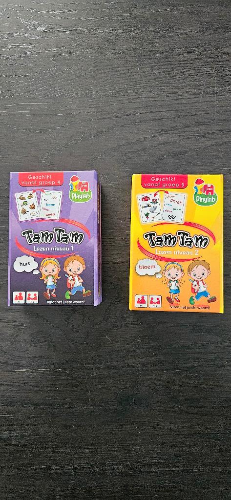 Tam Tam leesspelletjes, Hobby en Vrije tijd, Gezelschapsspellen | Kaartspellen, Zo goed als nieuw, Ophalen of Verzenden