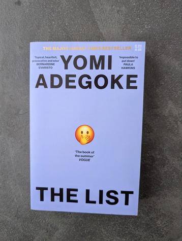 The List - Yomi Adegoke EN  beschikbaar voor biedingen