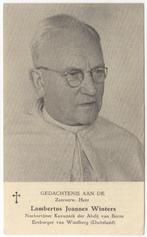 Priester Lambertus J. Winters 1881 Veghel + 1962 Den Bosch, Verzamelen, Bidprentjes en Rouwkaarten, Verzenden, Bidprentje