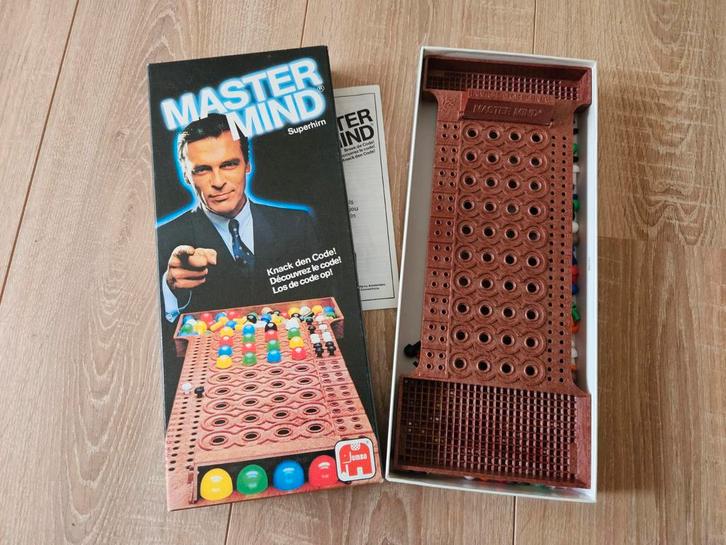Mastermind Superhirn, Hobby en Vrije tijd, Gezelschapsspellen | Bordspellen, Gebruikt, Een of twee spelers, Reisspel, Ophalen of Verzenden