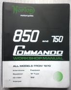 Norton Commando 850 + 750 Worshop manual + parts list, Motoren, Ophalen of Verzenden, Overige merken