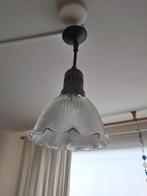 Antieke bronzen hanglamp in zeer goede staat, Huis en Inrichting, Lampen | Hanglampen, Ophalen of Verzenden, Zo goed als nieuw