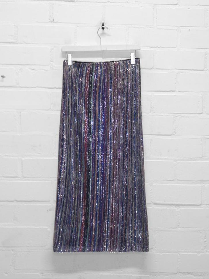Aaiko - Mooie multicolour pailletten rok maat XS Nieuw €119, Kleding | Dames, Rokken, Nieuw, Maat 34 (XS) of kleiner, Overige kleuren