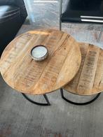 Mango houten salon tafel, Huis en Inrichting, Tafels | Salontafels, Ophalen, Zo goed als nieuw