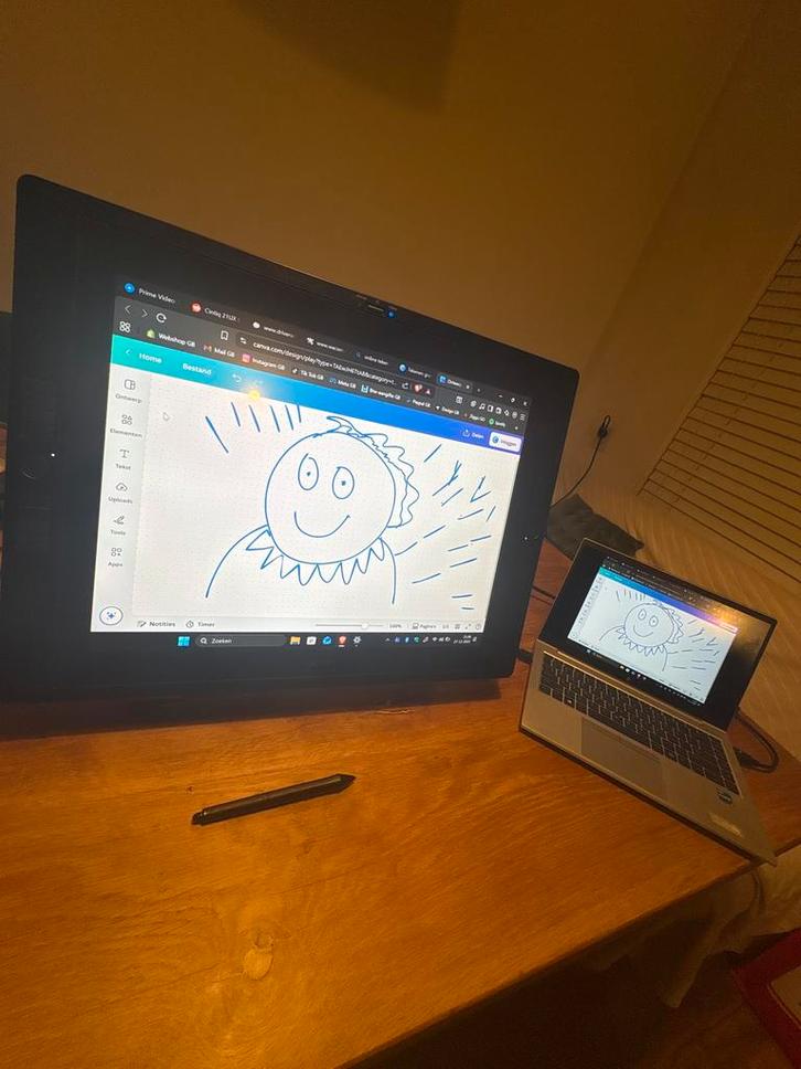 Wacom Cintiq 21UX Tekentablet, Computers en Software, Android Tablets, Gebruikt, 13 inch of meer, Ophalen of Verzenden