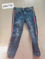 Zara jeans maat 116 blauw met rood, Broek, Meisje, Ophalen of Verzenden, Zo goed als nieuw