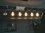 Lucide Fabian Hanglamp Zwart 120cm, Huis en Inrichting, Lampen | Hanglampen, Ophalen of Verzenden, Zo goed als nieuw, Industrieel