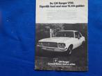 GM Ranger 1700 ’74 ( 12.354 gulden) - originele advertentie, Auto's, Gebruikt, Ophalen of Verzenden