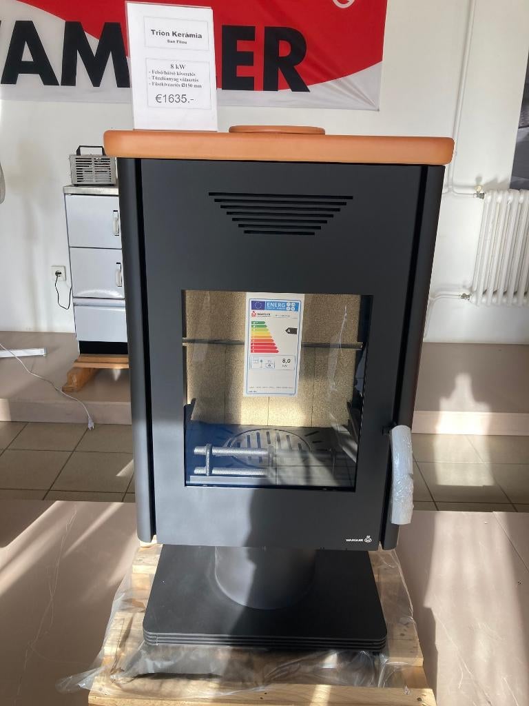 Kachel Wamsler Trion Keramiek - in prijs verlaagd!, Ophalen, Vrijstaand, Hout, Nieuw