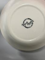 Vintage Myott Meakin schaaltje bordje blauw wit 14 cm, Ophalen of Verzenden