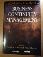 Andrew Hiles - Handbook Of Business Continuity Management, Andrew Hiles, Ophalen of Verzenden, Management, Zo goed als nieuw