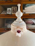 Brocante halsversiering/choker handmade, Ophalen of Verzenden