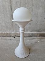 Doria Leuchten Vloerlamp Wit, 1970s, Huis en Inrichting, Ophalen, -, -, Space age, doria leuchten, brutalist, vintage, vloerlamp