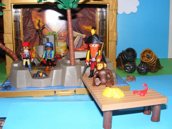 Playmobil piratenkist, Kinderen en Baby's, Speelgoed | Playmobil, Zo goed als nieuw, Complete set, Ophalen of Verzenden
