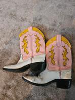 Leuke Bootstocks roze/witte cowboylaarzen, Gebruikt, Meisje, Ophalen of Verzenden, Laarzen