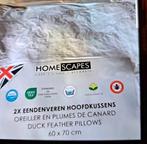 2x hoofdkussen, Eenpersoons, Wit, Nieuw, Ophalen of Verzenden