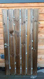 Houten Schuttingdeur metaal frame, Tuin en Terras, Tuinpoorten, Ophalen, Gebruikt, Minder dan 100 cm, Looppoort