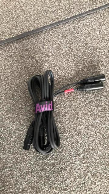 Avid XLR kabels male naar female