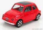 Bburago	Fiat 500 classic rood Street Fire 1/43 1:43, Ophalen of Verzenden, Nieuw, Auto, Overige merken