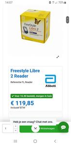 Reader freestyle libre 2 bloedsuiker diabetes, Diversen, Verpleegmiddelen, Ophalen of Verzenden, Nieuw