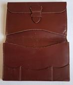 Vintage lederen portefeuille, mapje, Ophalen of Verzenden