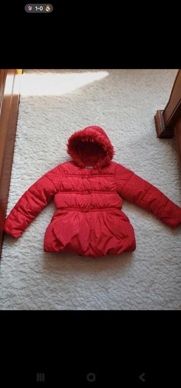 Leuke rode winterjas Next, maat 116 beschikbaar voor biedingen