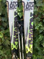 Atomic skis met stokken en tas, Sport en Fitness, Skiën en Langlaufen, Ophalen of Verzenden, Zo goed als nieuw, Ski's, Atomic