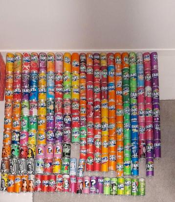 Zeldzame Fanta Blikjes Collectie - Diverse Smaken! beschikbaar voor biedingen