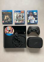 Playstation 4 500gb + Games & Pro Controller, Ophalen of Verzenden, Gebruikt, Zwart, Met games
